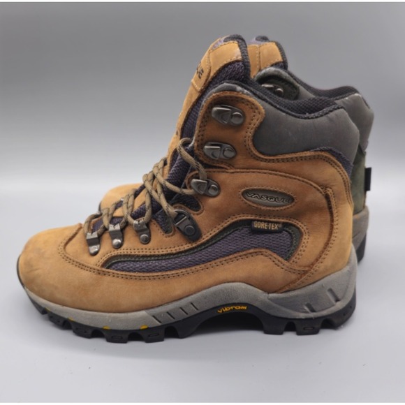 Vasque‎ Women's Wasatch Hiking Boots 7145 Goretex Vibram Soles Sz 7 Brown - Picture 1 of 8